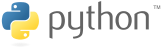 Python logo and wordmark 1