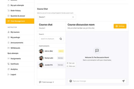 Eduma education WordPress theme hero layout - Chat course
